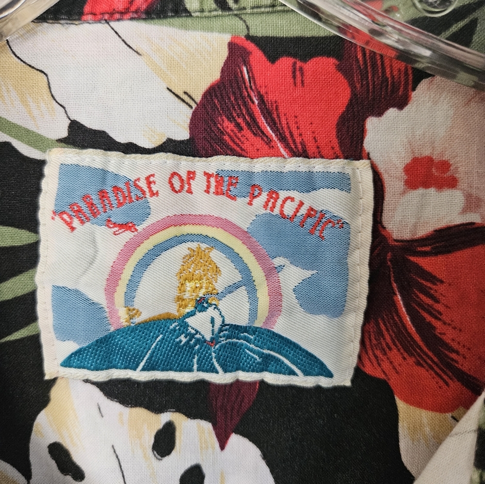 Paradise of the Pacific Orchid Hawaiian Shirt‎ size large - Picture 3 of 4